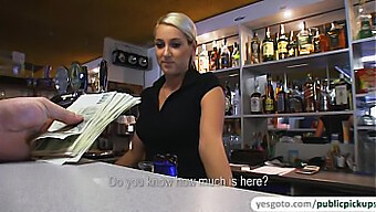 Beautiful Lenka Gets Fucked In A Pub And Gets A Facial In This Amateur Video.