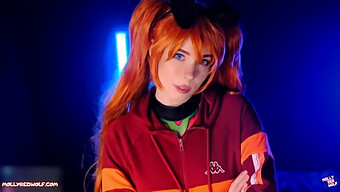 Evangelion'S Asuka Langley Naredi Neurejen Oralni Seks In Krempijo