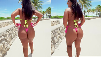 Peter Green Indulges In Rose Monroe'S Flawless Venezuelan Curves And Ample Rear End