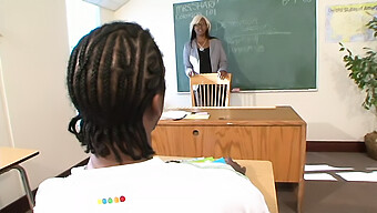 Cock Hungry Black Teacher Gets Her Fill