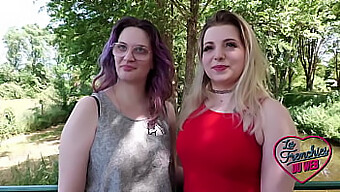 Malicia A Matylde, Dve Zlomyseľné Francúzske Lesbičky, Sa Zapájajú Do Horúceho Lesbického Sexu