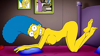 การขี่ทางทวารหนักที่ดุเดือดของ Marge นําไปสู่การถึงจุดสุดยอดที่ระเบิดได้ในผลงานชิ้นเอกของ Hentai