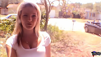 Pornstar Cheerleader Gives A Pov Handjob And Fucks A Black Cock