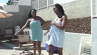 Lesbian Couple Indulges In Passionate Outdoor Sex