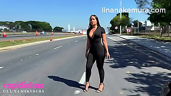 Asian Lina Nakamura Gets Oral Pleasure From A Kind Truck Driver - Naughty Asian Gives Her Pussy On The Highway