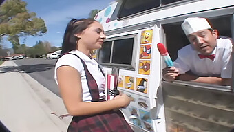 American Teen Gets Dirty In Ice Cream-Themed Video