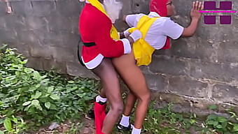 Santa'S Naughty Exchange With Hijab-Clad Girl - Red Subscription Required.